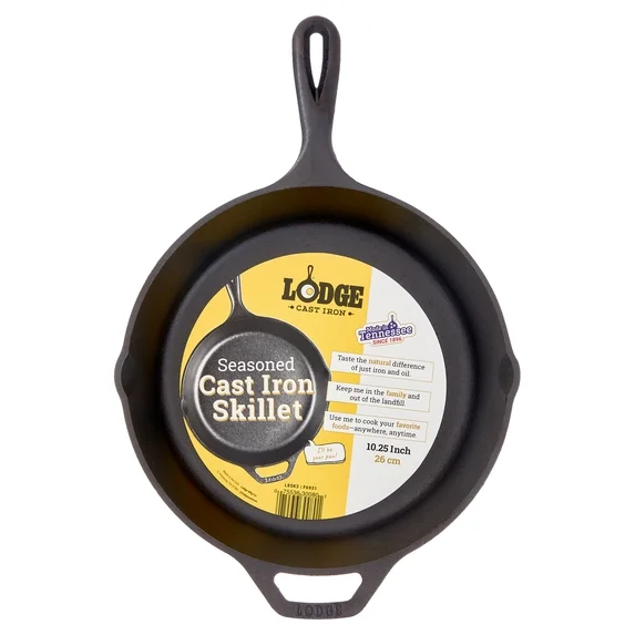 Lodge 10.25 Inch Cast Iron Skillet, Pre-Seasoned