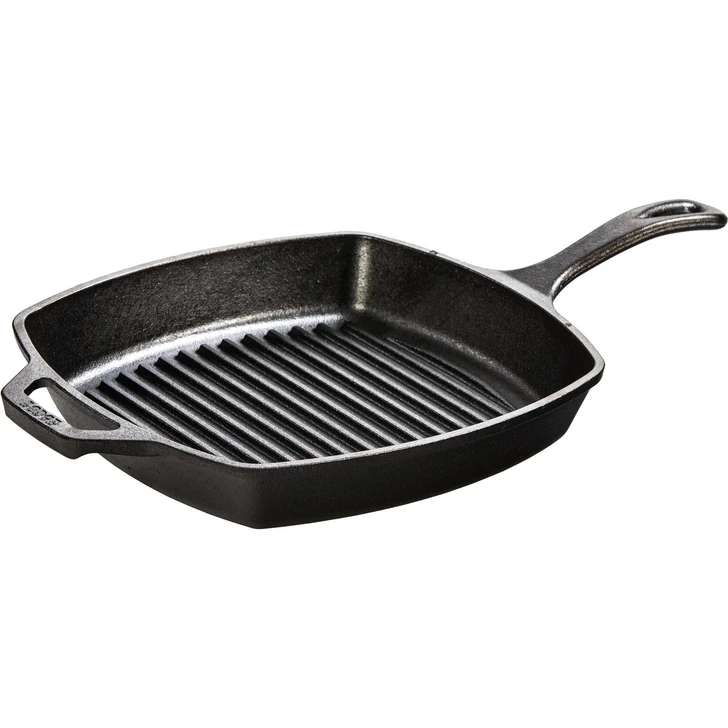 Lodge 10.5 Inch Cast Iron Grill Pan