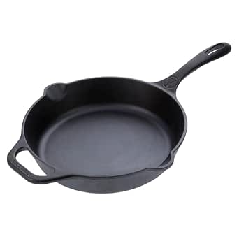 Victoria 10 Inch Cast Iron Skillet, Pre-Seasoned